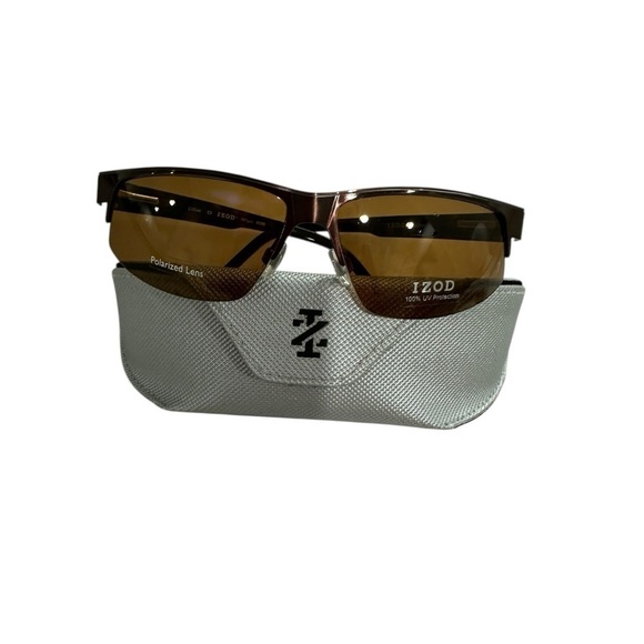 Izod 744 Sport Brown Polarized Men’s Sunglasses - Picture 5 of 16